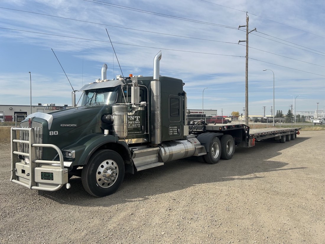 TNT tow truck on a recovery job